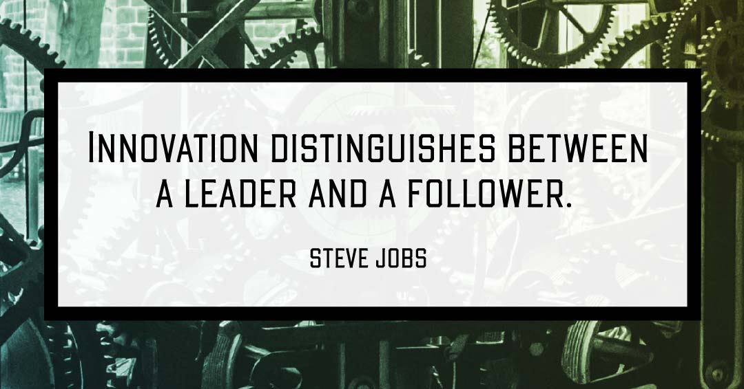 Quotes to Get Through a Manic: Avoid These Costly Mistakes image Innovation distinguishes between a leader and a follower. –Steve Jobs quote