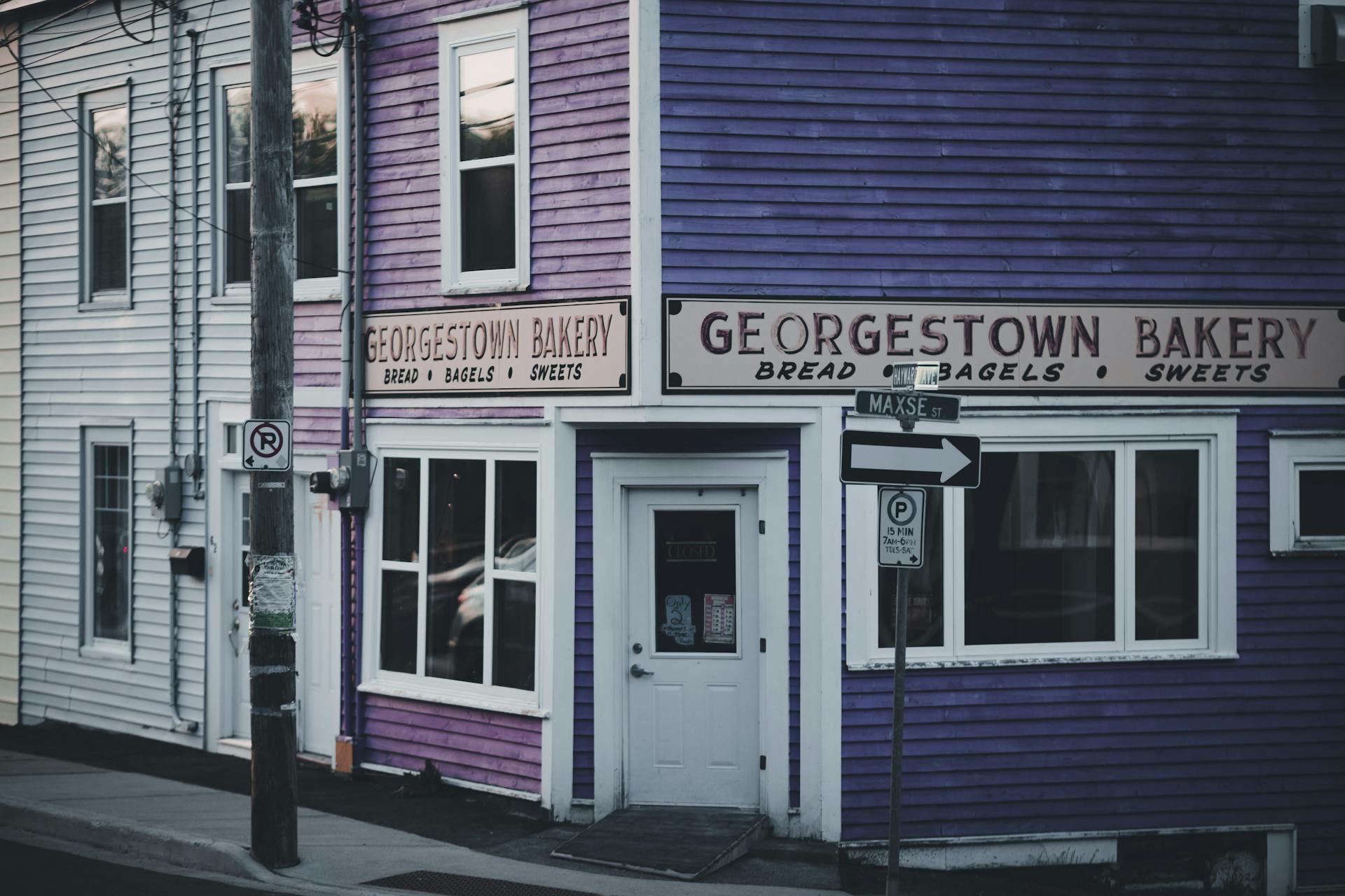 Storefront on a Roadside corner illustrating local business presence
