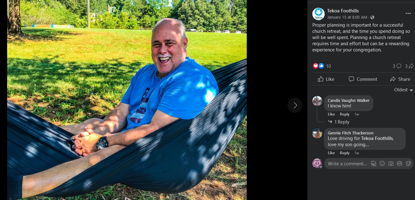 A Business Owner's Guide to Effortless Guide to Social image Organic Facebook post of summer camp highlighting some of their favorite year-round employees.